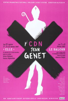 Centre Dramatique National / Orléans-Loiret-Centre - Direction Olivier Py - CDN - Jean Genet - "Elle" - Le balcon