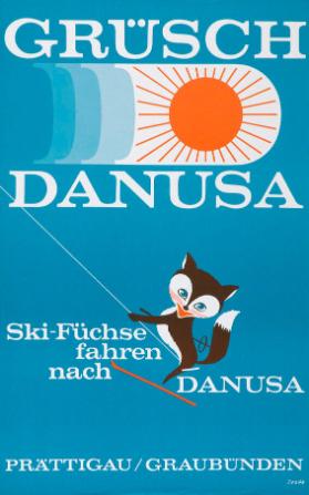 Grüsch Danusa  - Ski-Füchse fahren nach Danusa - Prättigau/Graubünden