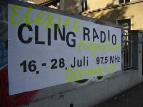 Clingradio ; Ausstellungsansicht