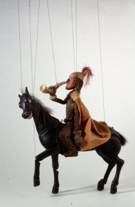 Meister Pedros Puppenspiel: Roland zu Pferd (gross)