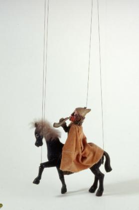 Meister Pedros Puppenspiel: Roland zu Pferd (klein)