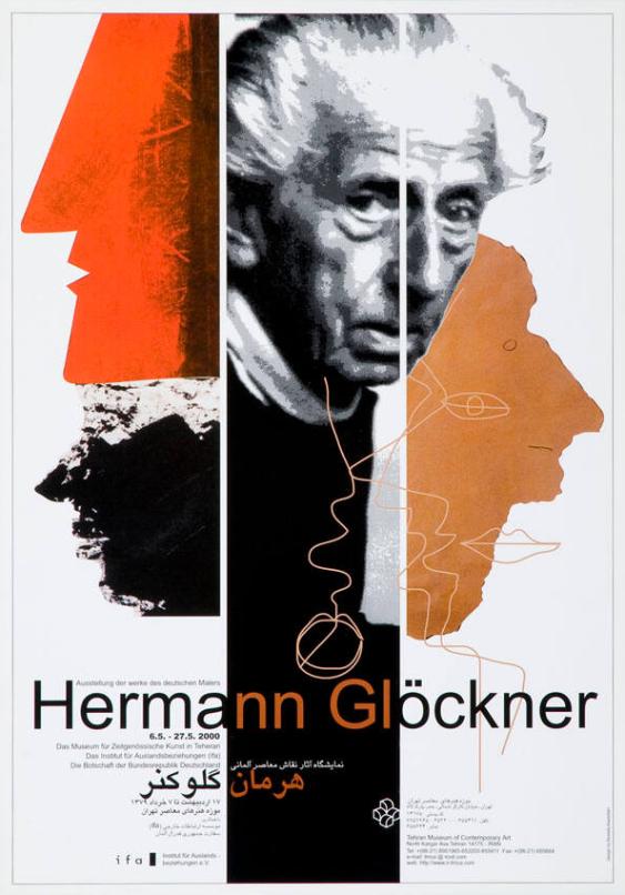 Ausstellung der Werke des deutschen Malers Hermann Glöckner