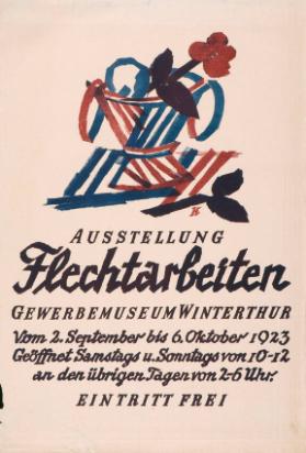 Ausstellung Flechtarbeiten - Gewerbemuseum Winterthur