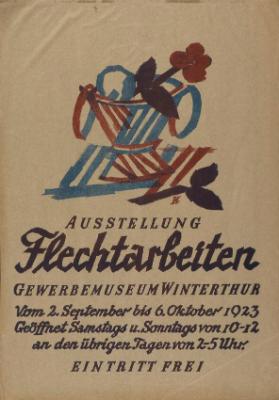 Ausstellung Flechtarbeiten - Gewerbemuseum Winterthur