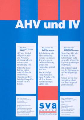 AHV und IV - Wer muss AHV- und IV Beiträge zahlen? (...) - SVA Aargau Sozialversicherung