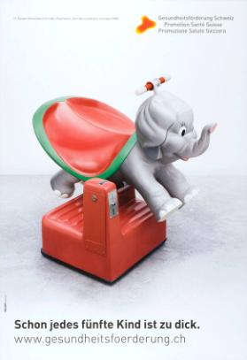 Schon jedes fünfte Kind ist zu dick. www.gesundheitsförderung.ch