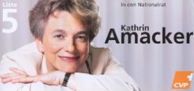 Liste 5 - In den Nationalrat Kathrin Amacker - CVP