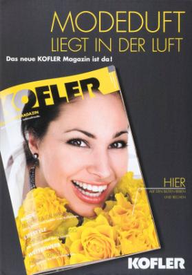 Modeduft liegt in der Luft - Das neue Kofler Magazin ist da! - Hier auf den Blüten reiben und riechen