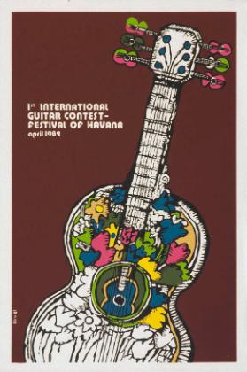 1st International Guitar contest - Festival of Havana - April 1982