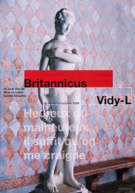 Britannicus - De Jean Racine - Mise en scène Gérard Desarthe - Vidy-L
