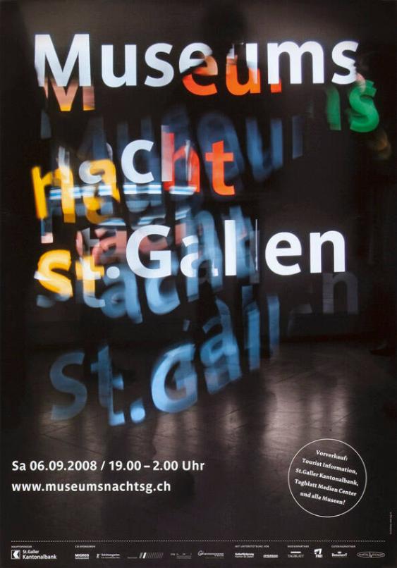 Museumsnacht St. Gallen - Sa 06.09.2008 / 19.00 - 2.00 Uhr