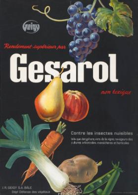 Rendement supérieur par Gesarol non toxique - contre les insectes nuisibles
