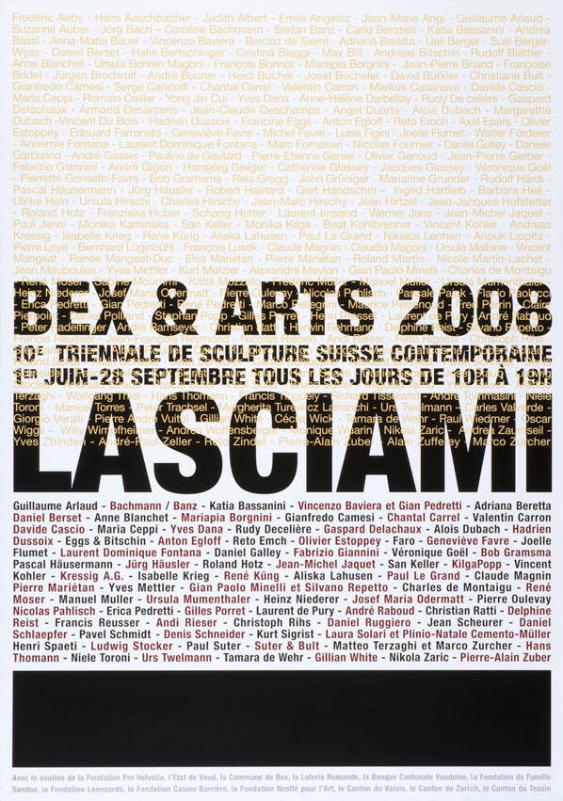 Lasciami - Bex & Arts 2008 - 10e triennale de sculpture contemporaine