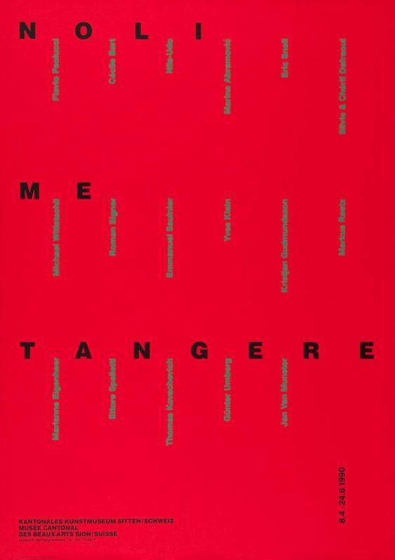 Noli me tangere - Musée cantonal des Beaux-Arts Sion