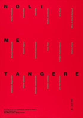 Noli me tangere - Musée cantonal des Beaux-Arts Sion