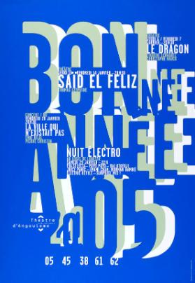 Bonne année 2005 - Théâtre d'Angoulême