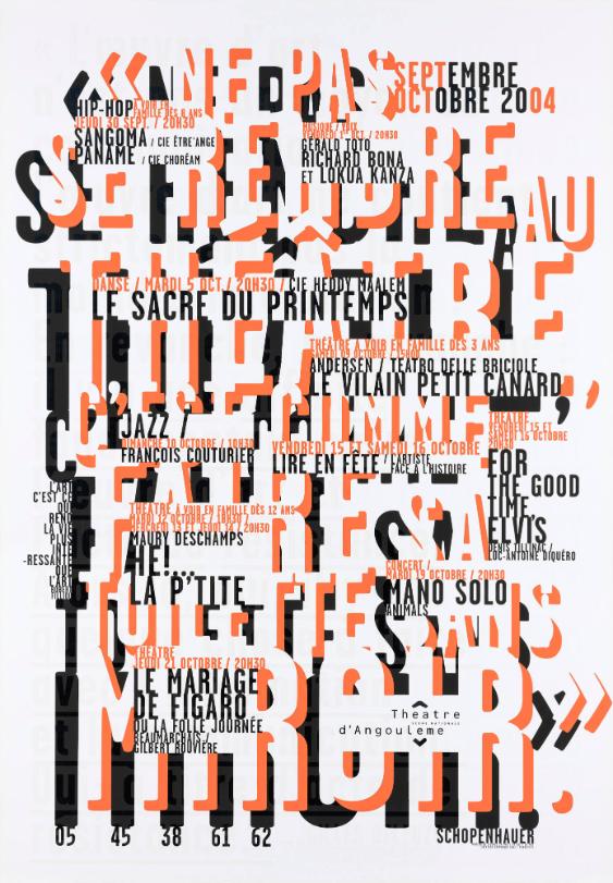 Séptembre Octobre 2004 - Théâtre d'Angoulême