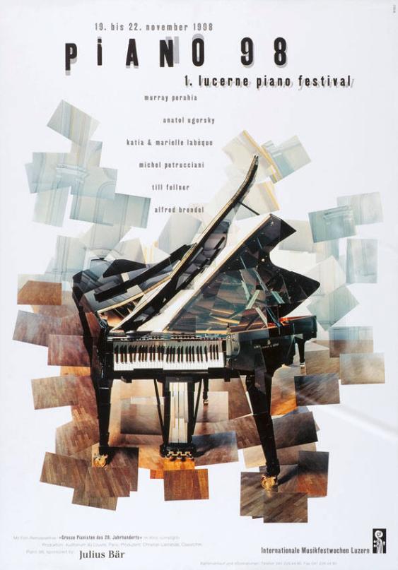 Piano 98 - 1. Lucerne piano festival (...) - Internationale Musikfestwochen Luzern