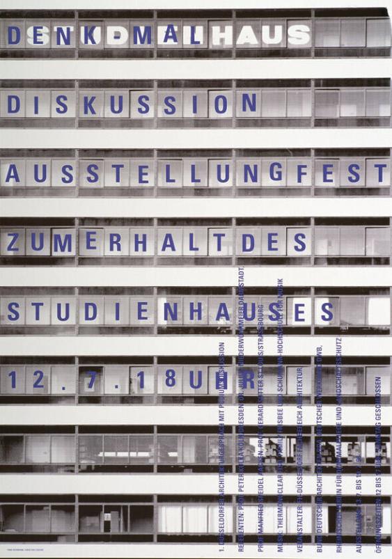 Denk-Mal-Haus - Ausstellung - Diskussion zum Erhalt des Studienhauses