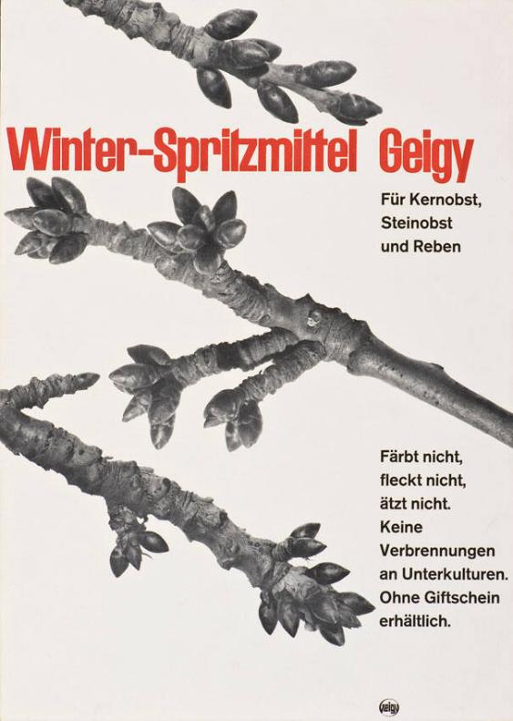 Winter-Spritzmittel Geigy