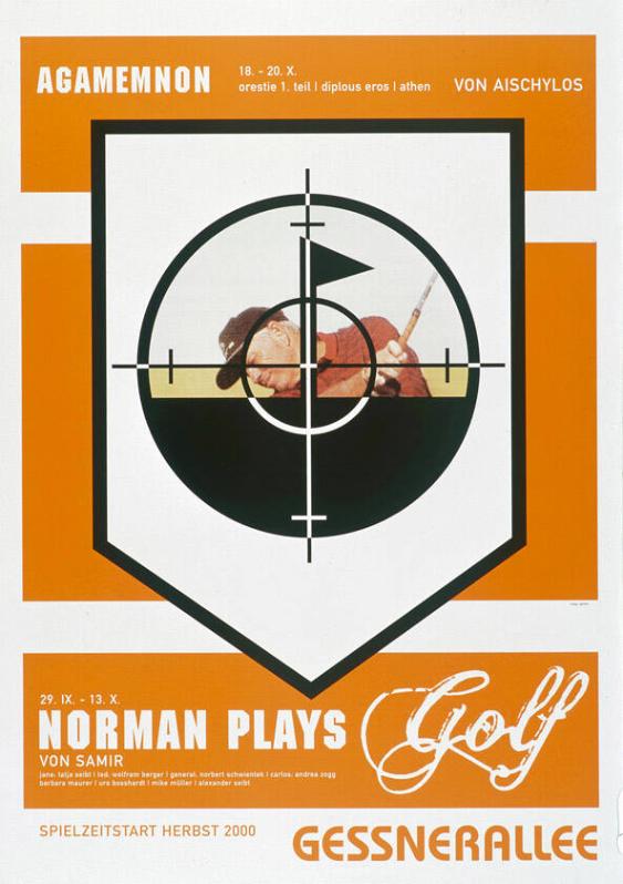 Gessnerallee - Norman plays Golf - von Samir