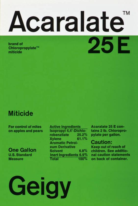 Acaralate 25E Geigy