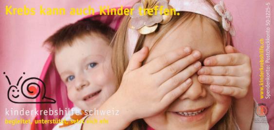 Krebs kann auch Kinder treffen. Kinderkrebshilfe Schweiz - begleitet, unterstützt, setzt sich ein