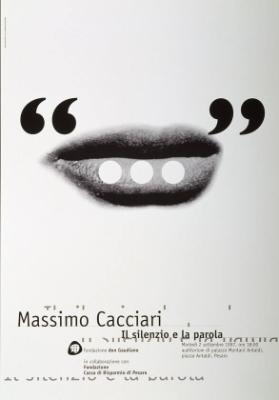 Massimo Cacciari - Il silenzio e la parola - auditorium di palazzo Monta ni Analdi