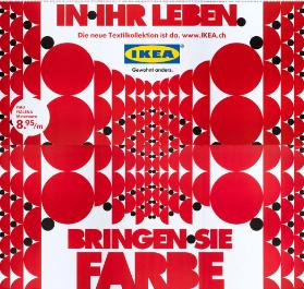 Bringen Sie Farbe in Ihr Leben. Die neue Textilkollektion ist da. Ikea - Gewohnt anders.