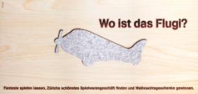 Wo ist das Flugi? Fantasie spielen lassen, Zürichs schönstes Spielwarengeschäft finden und Weihnachtsgeschenke gewinnen.