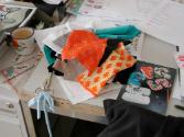 Arbeitstisch / Studienbereich Textil