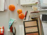 Arbeitstisch / Studienbereich Textil