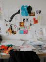 Arbeitstisch / Studienbereich Textil