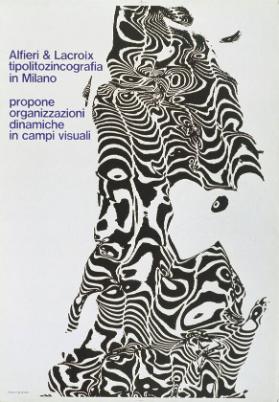 Alfieri & Lacroix - tipolitozincografia in Milano - propone organizzazioni dinamiche in campi visuali