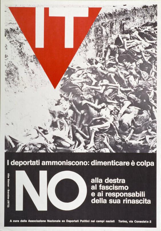 I deportati ammoniscono: dimenticare è colpa - No alla destra - al fascismo - e ai responsabili della sua politica - ANED