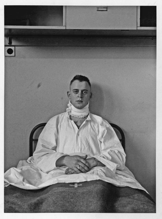 Portrait eines Militärpatienten
