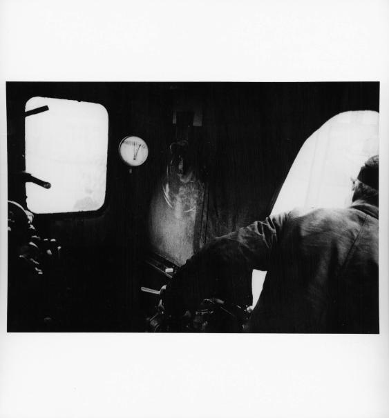 Innenaufnahme der Dampflokomotive Sursee - Trienger