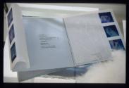 Projekt Gloves ; `Weisse Melancholie` ; Bild 8 ;  Ausstellungsgestaltung  Broschüre Text Illust…
