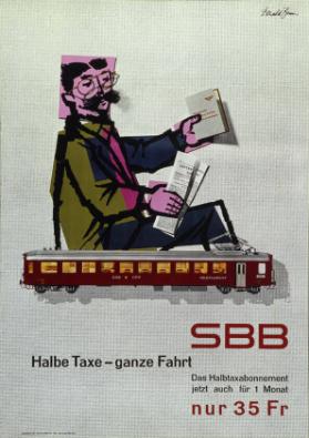 SBB - Halbe Taxe - ganze Fahrt