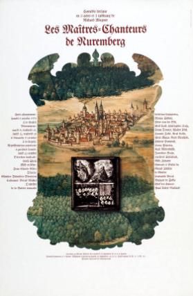 Les Maîtres = Chanteurs de Nuremberg - Comédie lyrique en 3 actes et 5 tableaux de Richard Wagner