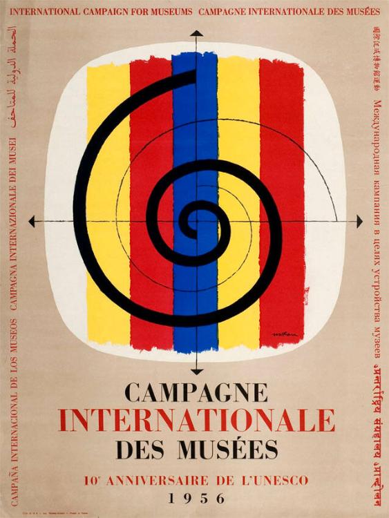 Campagne Internationale des Musées - 10ème Anniversaire de L'Unesco