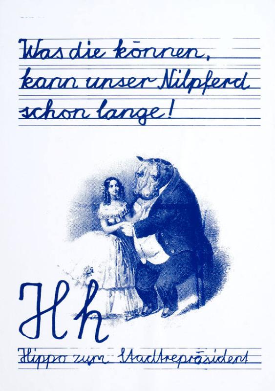 Was die können, kann unser Nilpferd schon lange! Hh Hippo zum Stadtrepräsident