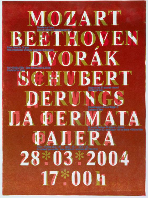 Mozart - Beethoven - Dvorák - Derungs - La fermata falera