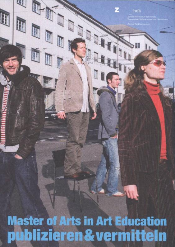 Master of Arts in Art Education, Publizieren und vermitteln