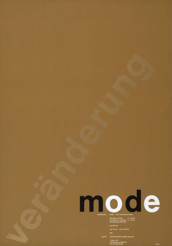 Internationales Design Zentrum Berlin e.V., IDZ, Berlin, DE