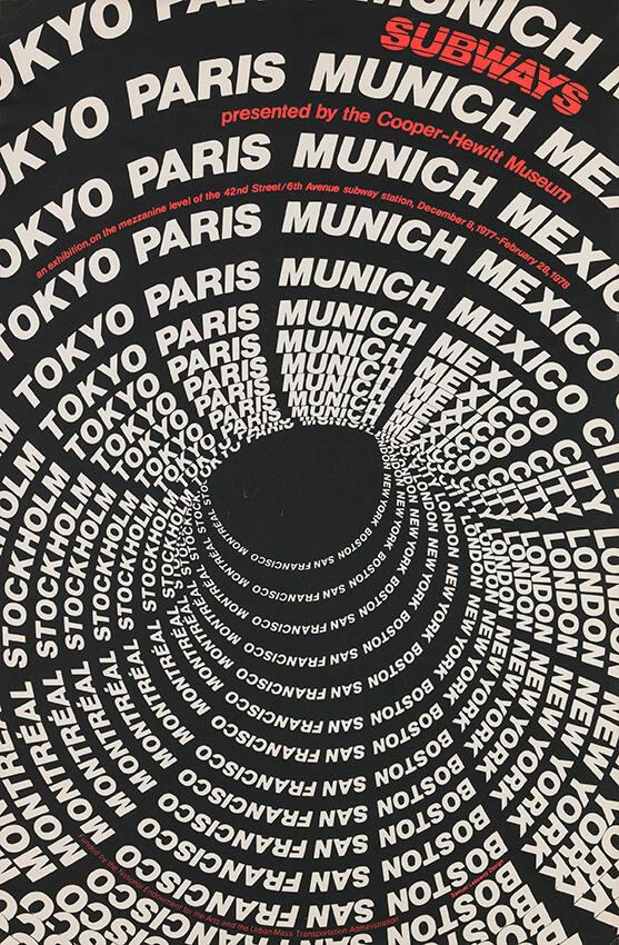 Subways Presented by the Cooper-Hewitt Museum