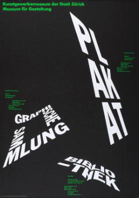 Kunstgewerbemuseum der Stadt Zürich - Museum für Gestaltung - Graphische Sammlung - Plakat - Bibliothek