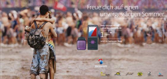 Freue dich auf einen unvergesslichen Sommer. Sony Ericson W 350i (...) jetzt im Swisscom Shop - Swisscom