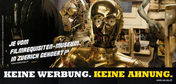 Je vom Filmrequisitenmuseum in Zürich gehört? Keine Werbung. Keine Ahnung.