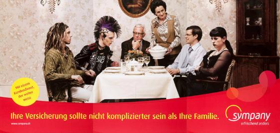 Ihre Versicherung sollte nicht komplizierter sein als Ihre Familie. Sympany - erfrischend anders